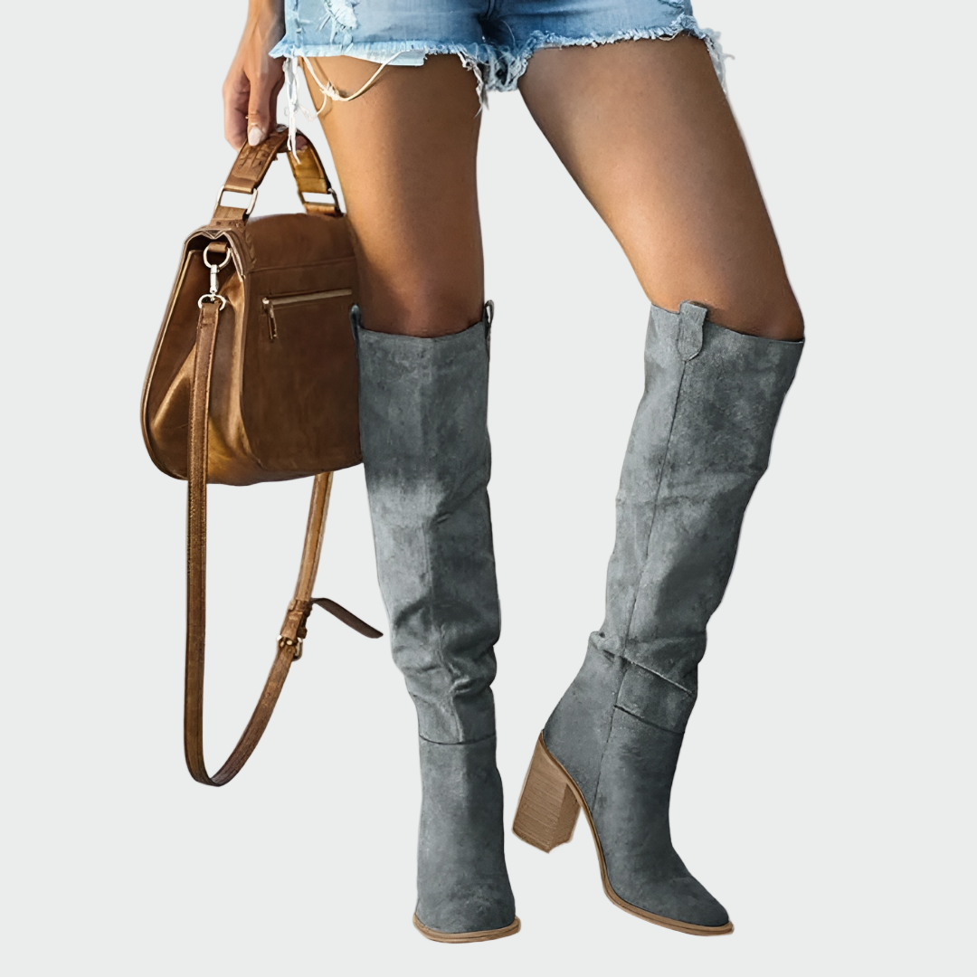 Ankle-High Orthopedic Leather Boots