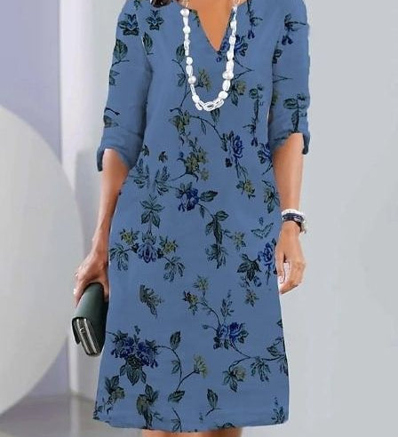 ELEANOR | FLORAL A-LINE DRESS