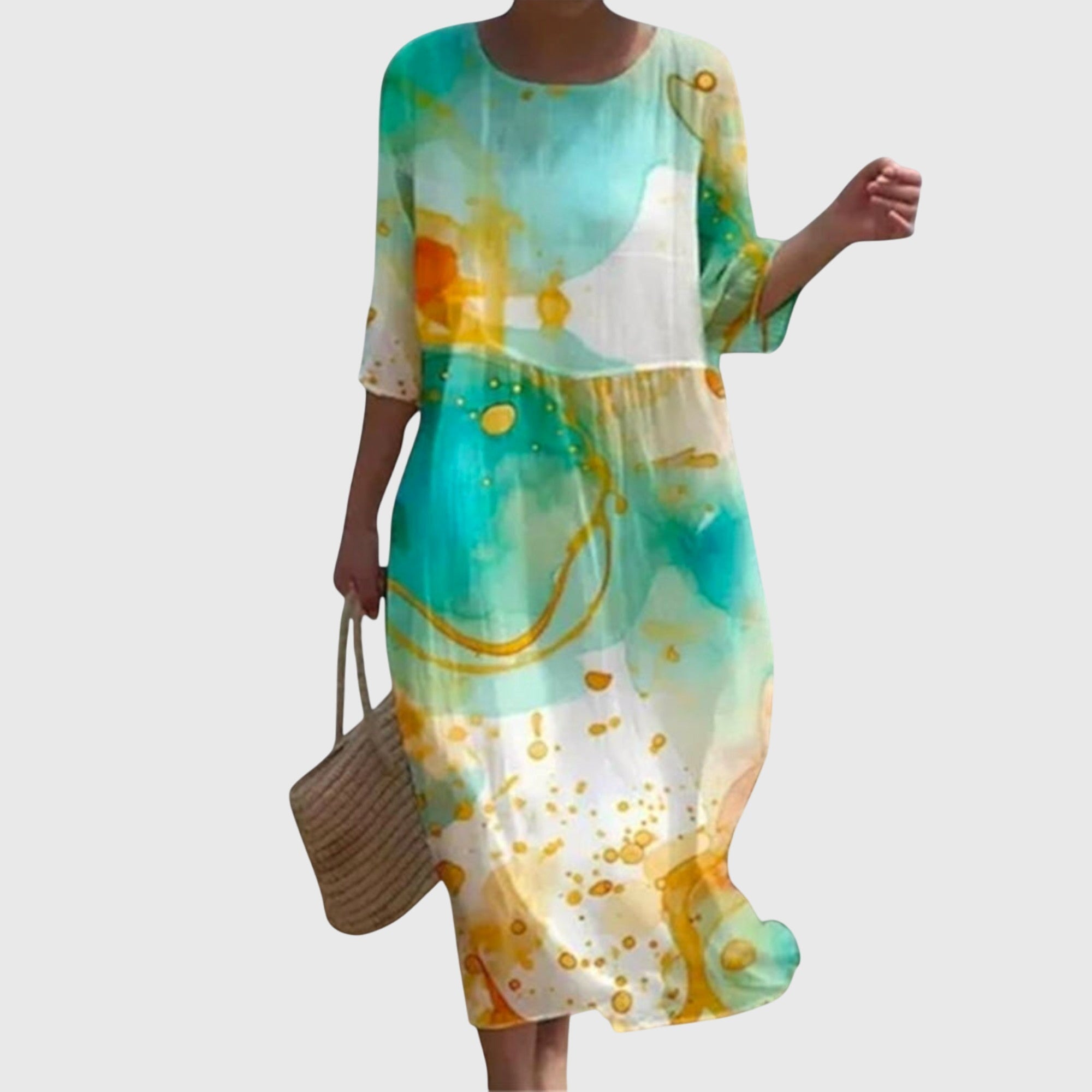 Hayley™ | Elegant Maxi Floral Dress