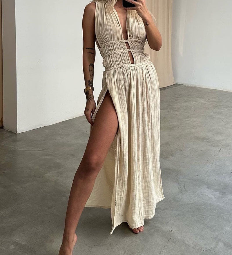 Zolla - Textured Dress with Slit