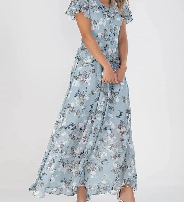 ZURI | ELEGANT AND FLOWING DRESS WITH FIGURE-ENHANCING EFFECT