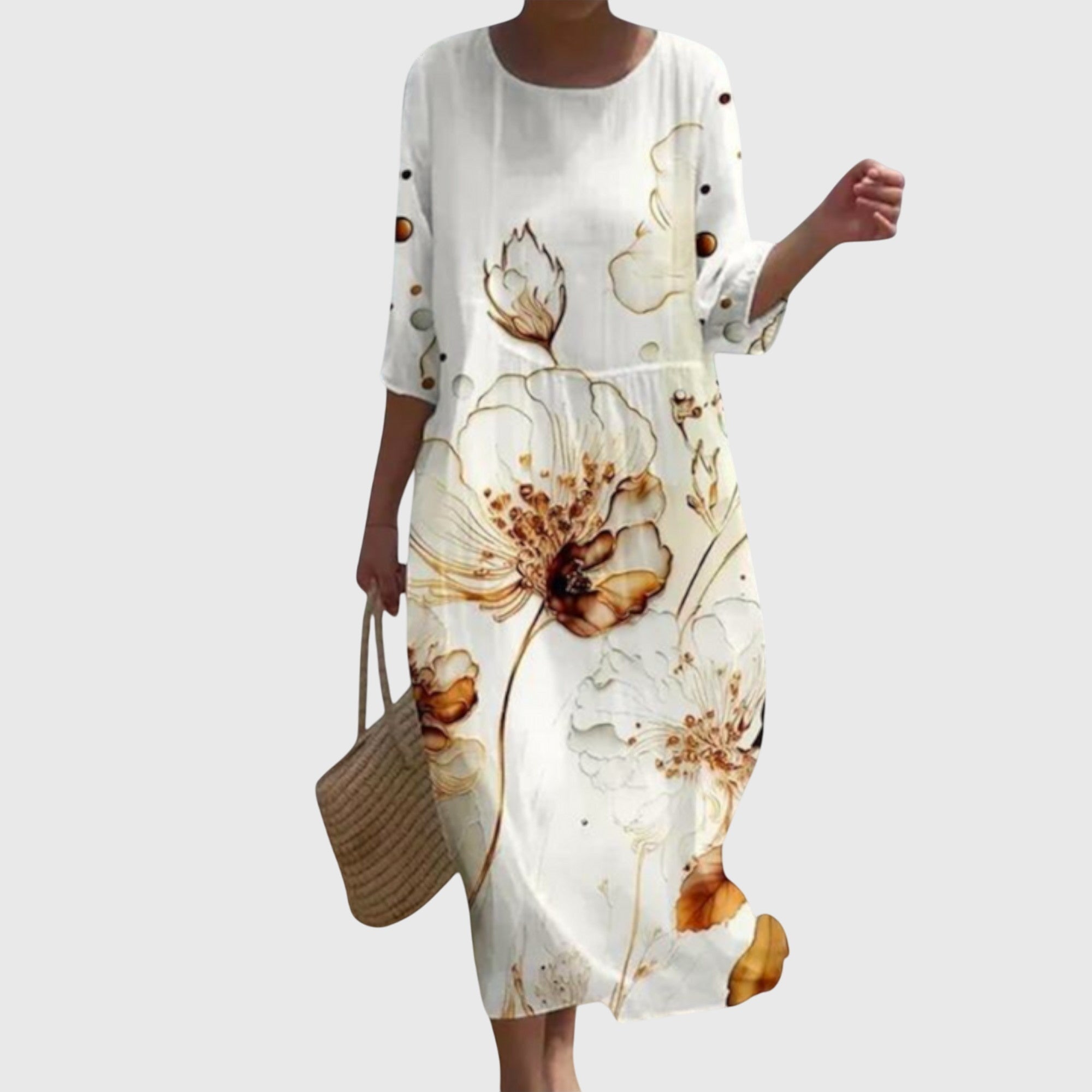 Hayley™ | Elegant Maxi Floral Dress