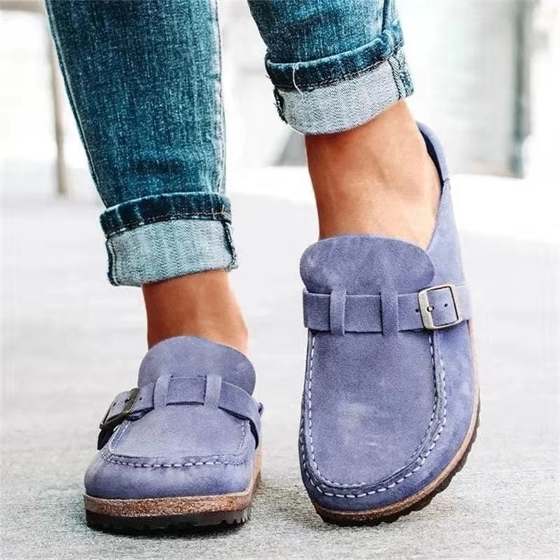 Lyra - Suede Orthopedic Moccasins