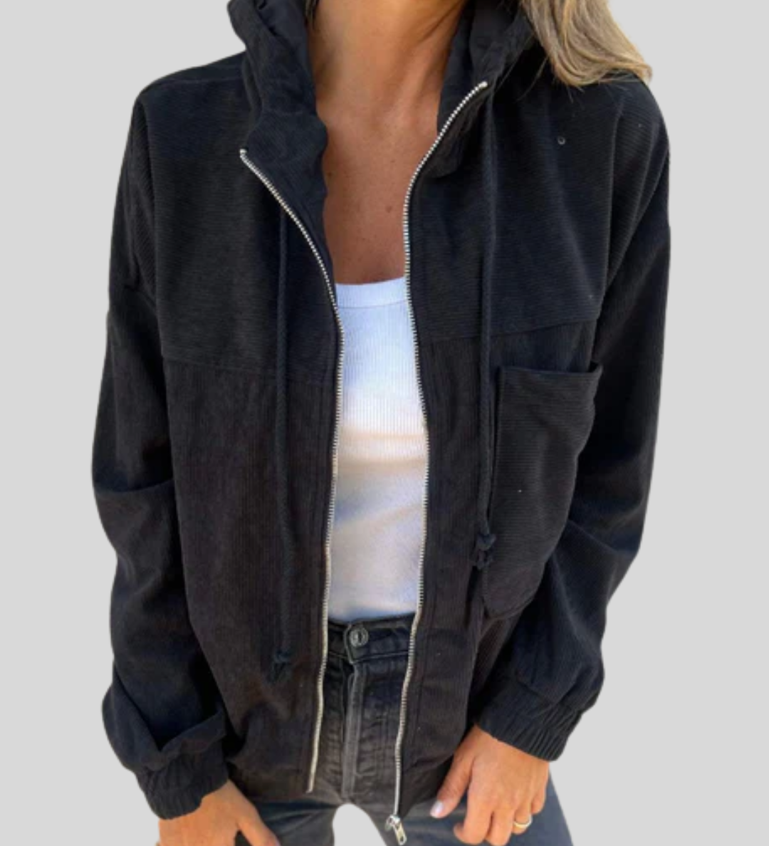 Mabel | Soft Vest with Zipper