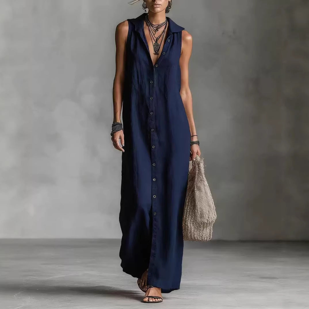 Kamila - Casual, Sleeveless Long Dress