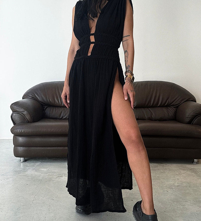 Zolla - Textured Dress with Slit
