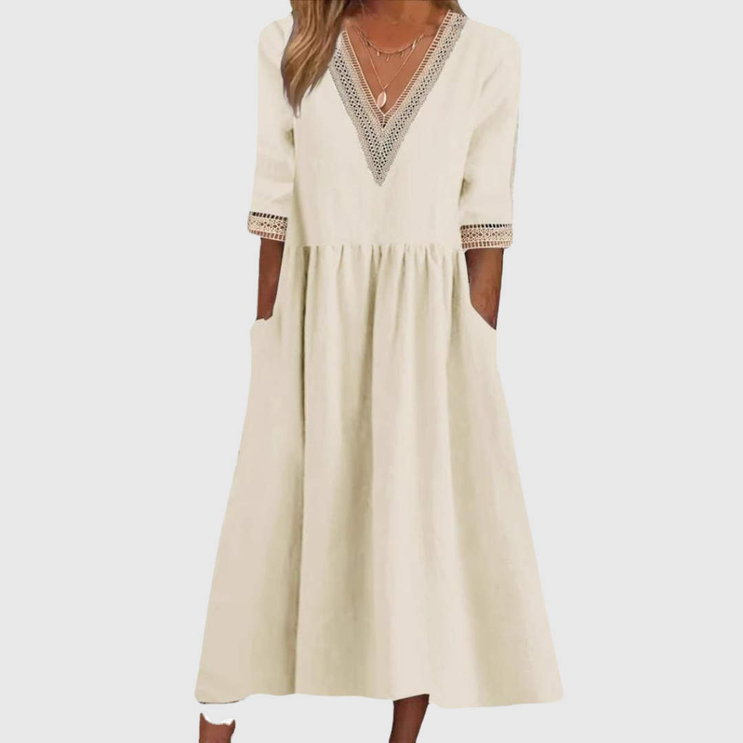 LIVIA | MIDILENGTH LACE DRESS