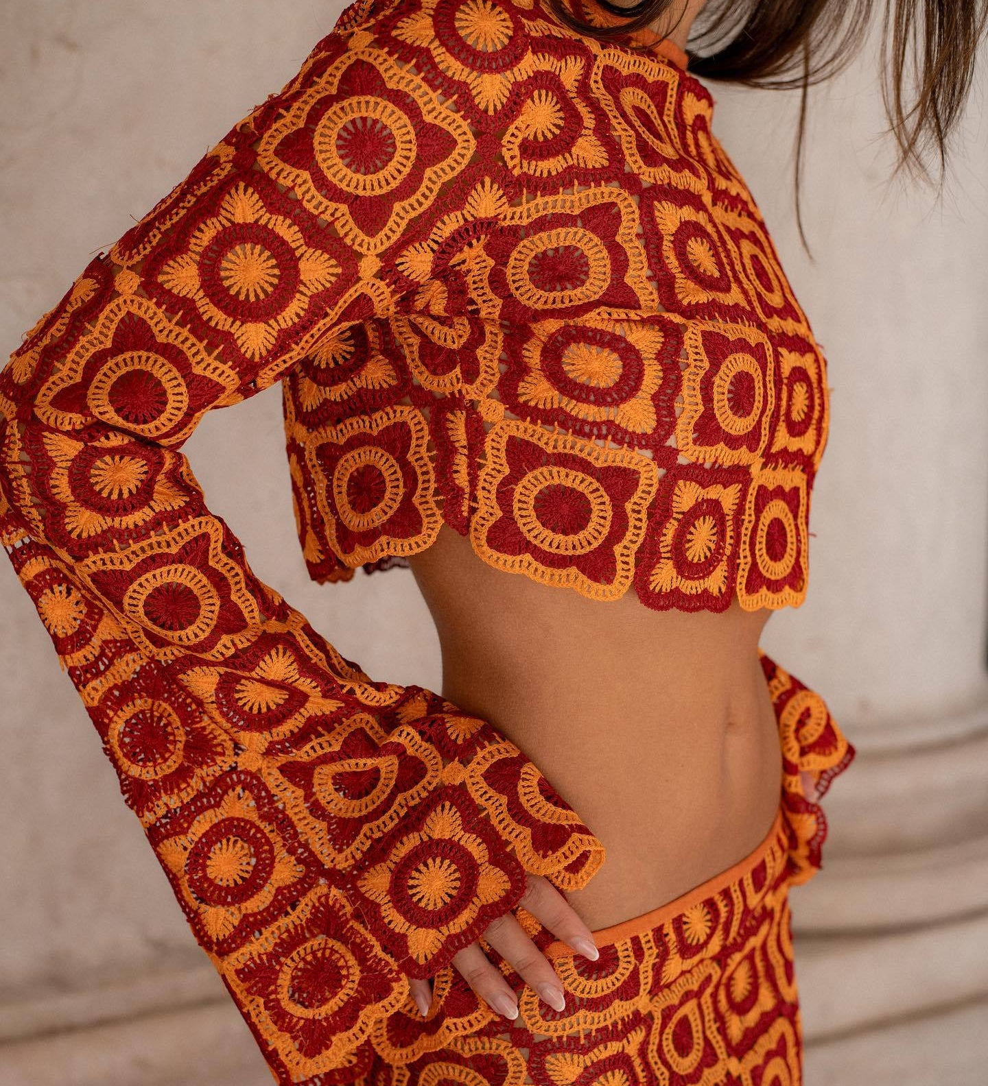 Kamryn - Wrap Set with Long Sleeves