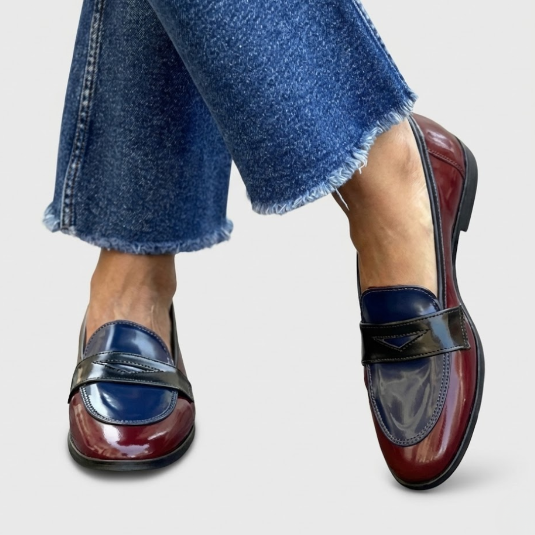 Claudia™ | Moccasins with Contrast