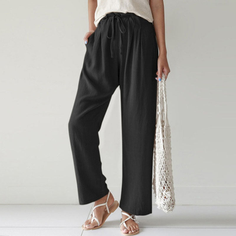 Vara - Relaxation Pants with Drawstring