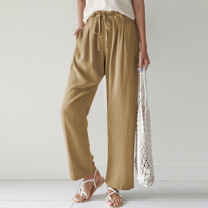 Vara - Relaxation Pants with Drawstring