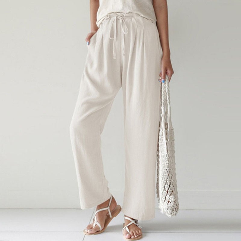 Vara - Relaxation Pants with Drawstring
