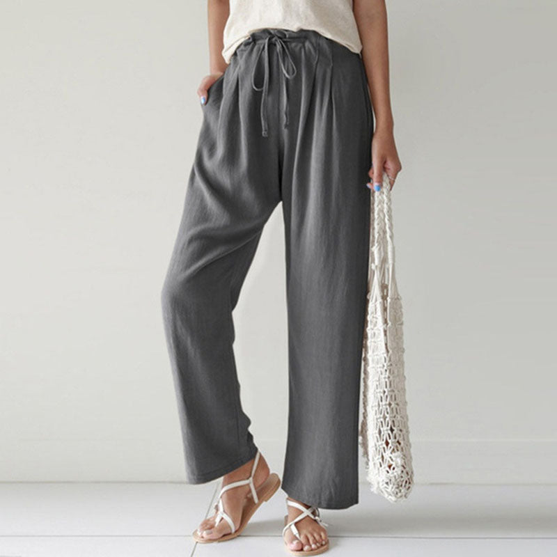Vara - Relaxation Pants with Drawstring