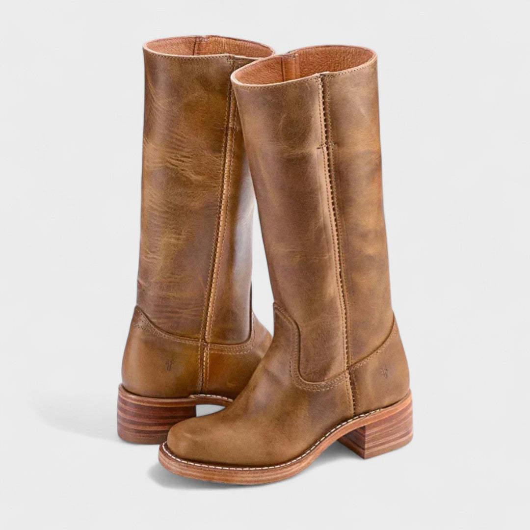 Classic Riding Boots with High Shaft