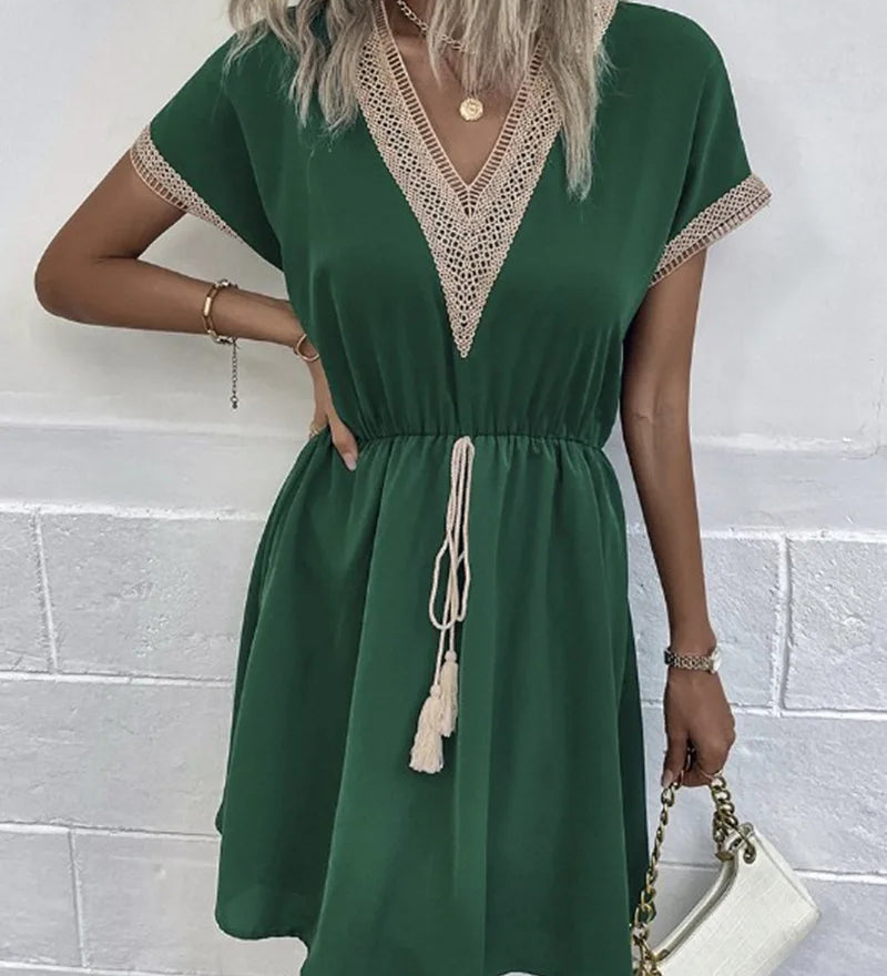 Sabrina - Elegant Boho Dress
