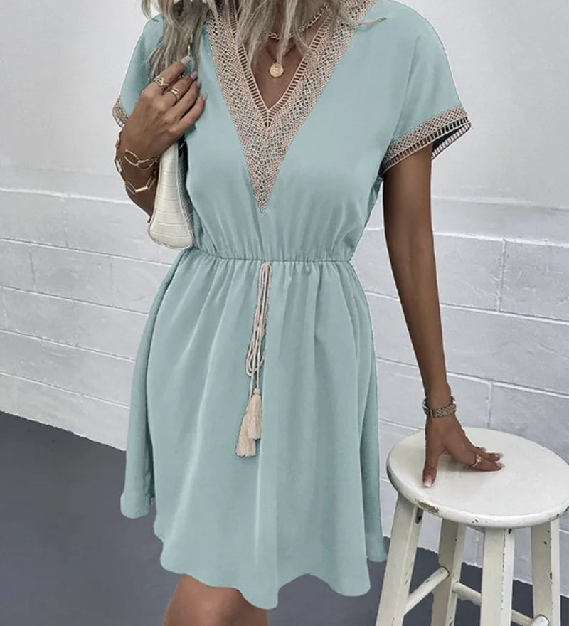 Sabrina - Elegant Boho Dress