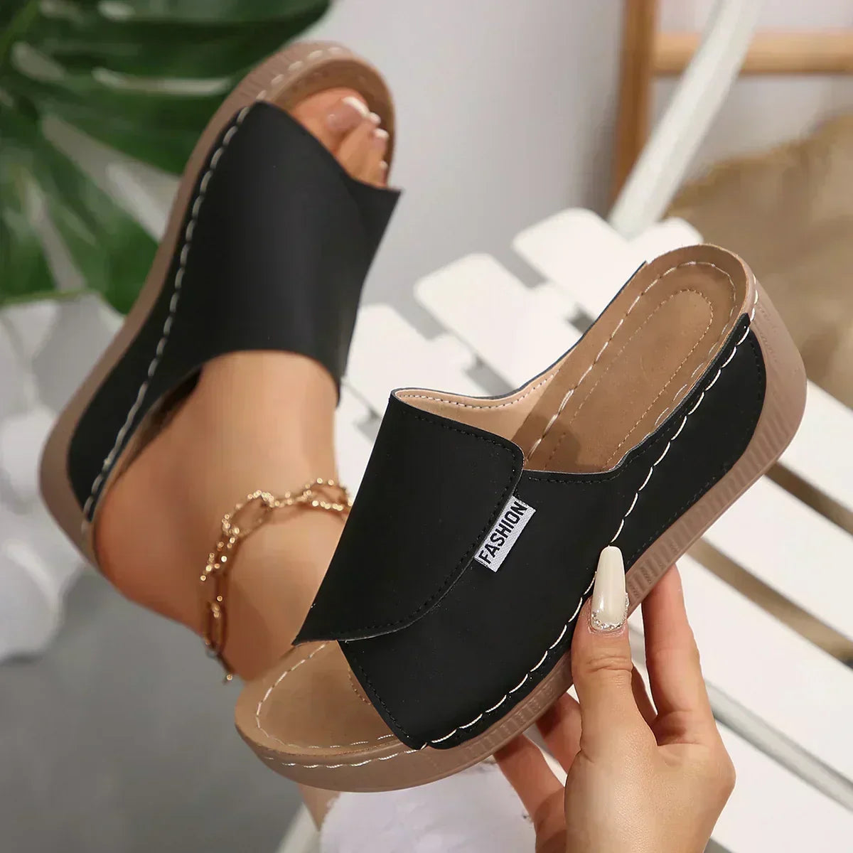 Rumi - Orthopedic Wedge Sandals