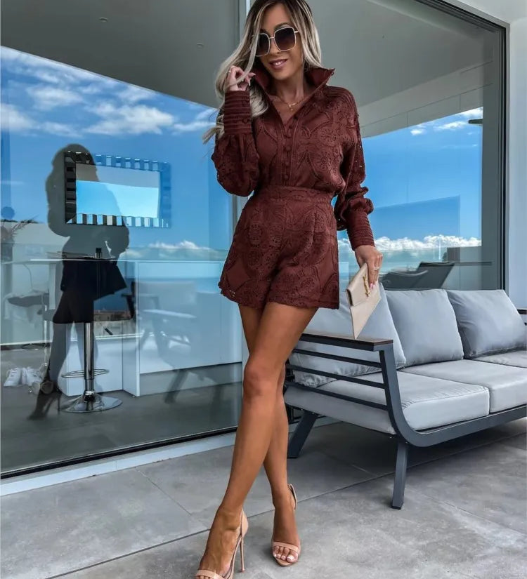 Lesley - Elegant Lace Ensemble