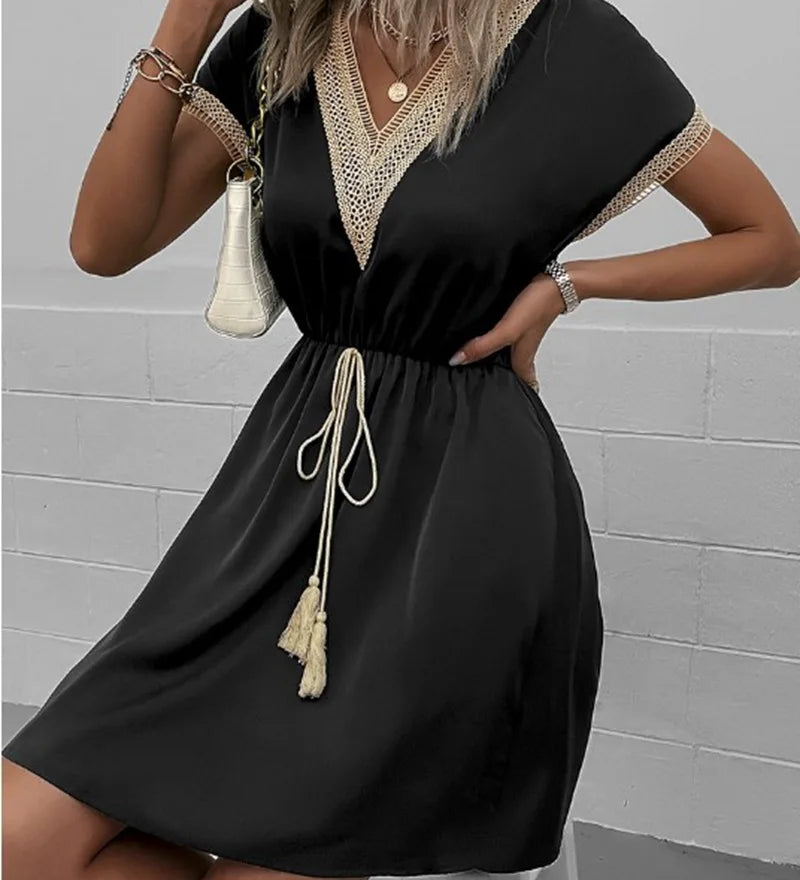 Sabrina - Elegant Boho Dress