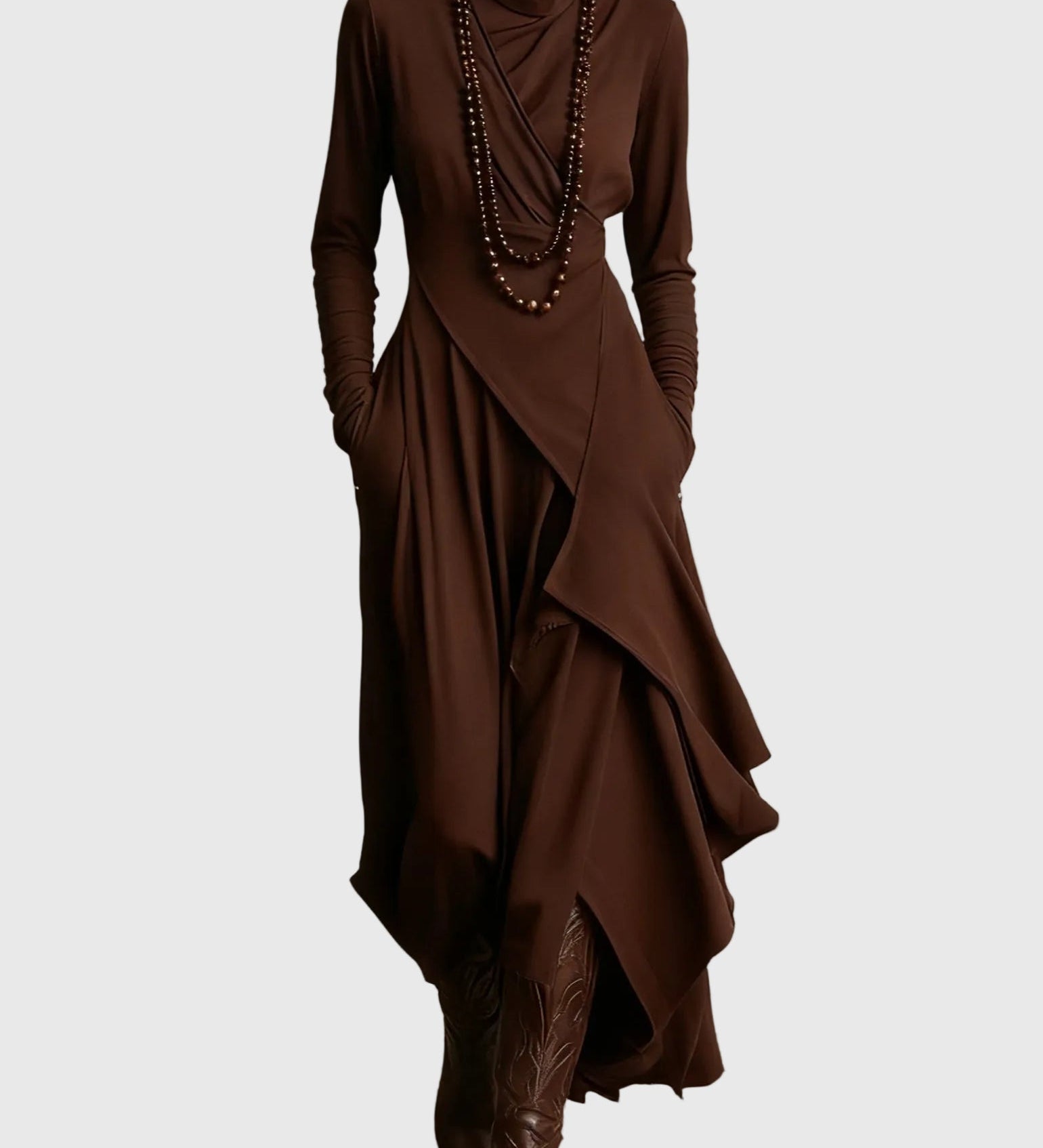 Violet | Pleated Maxi Dress