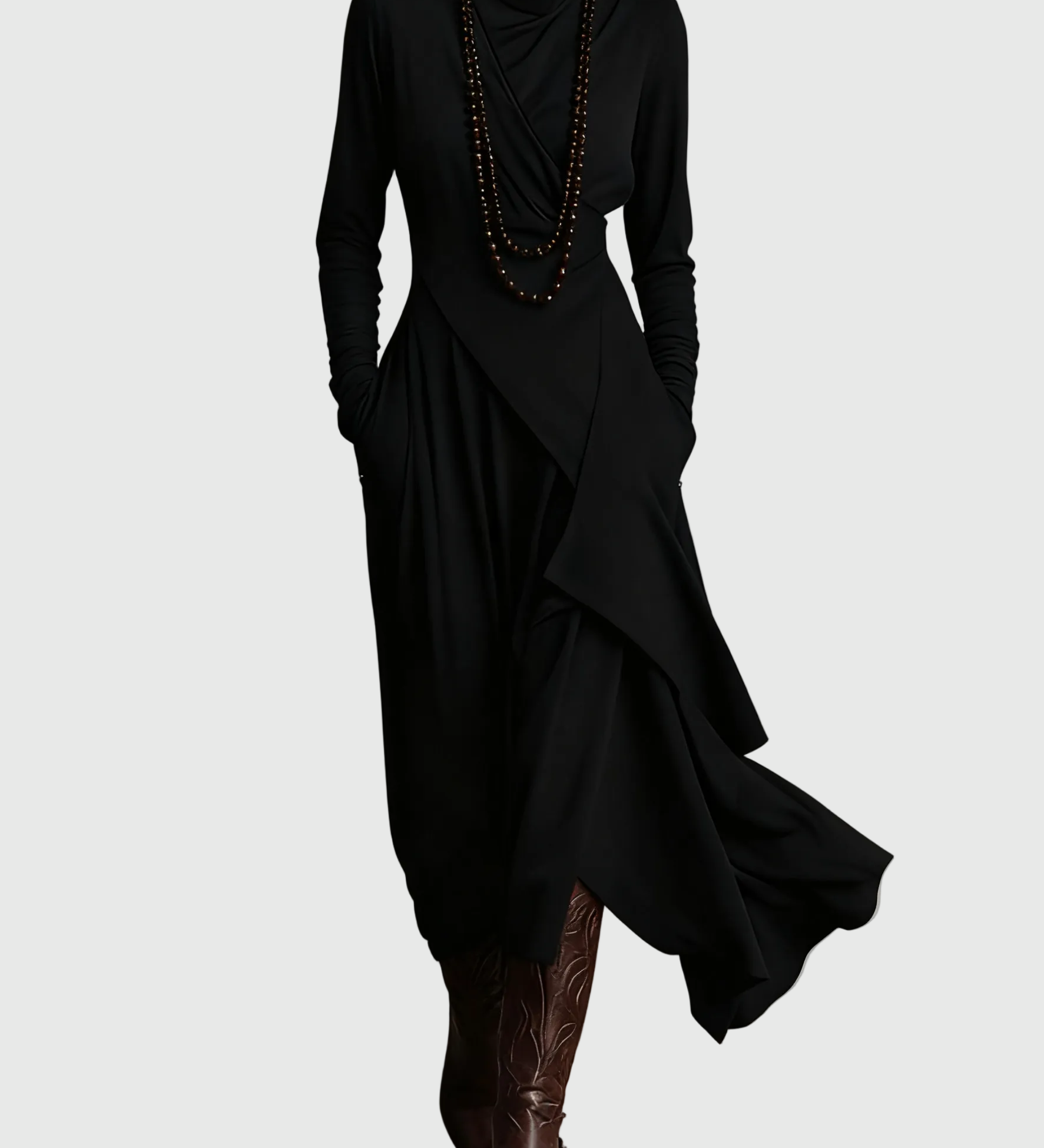 Violet | Pleated Maxi Dress