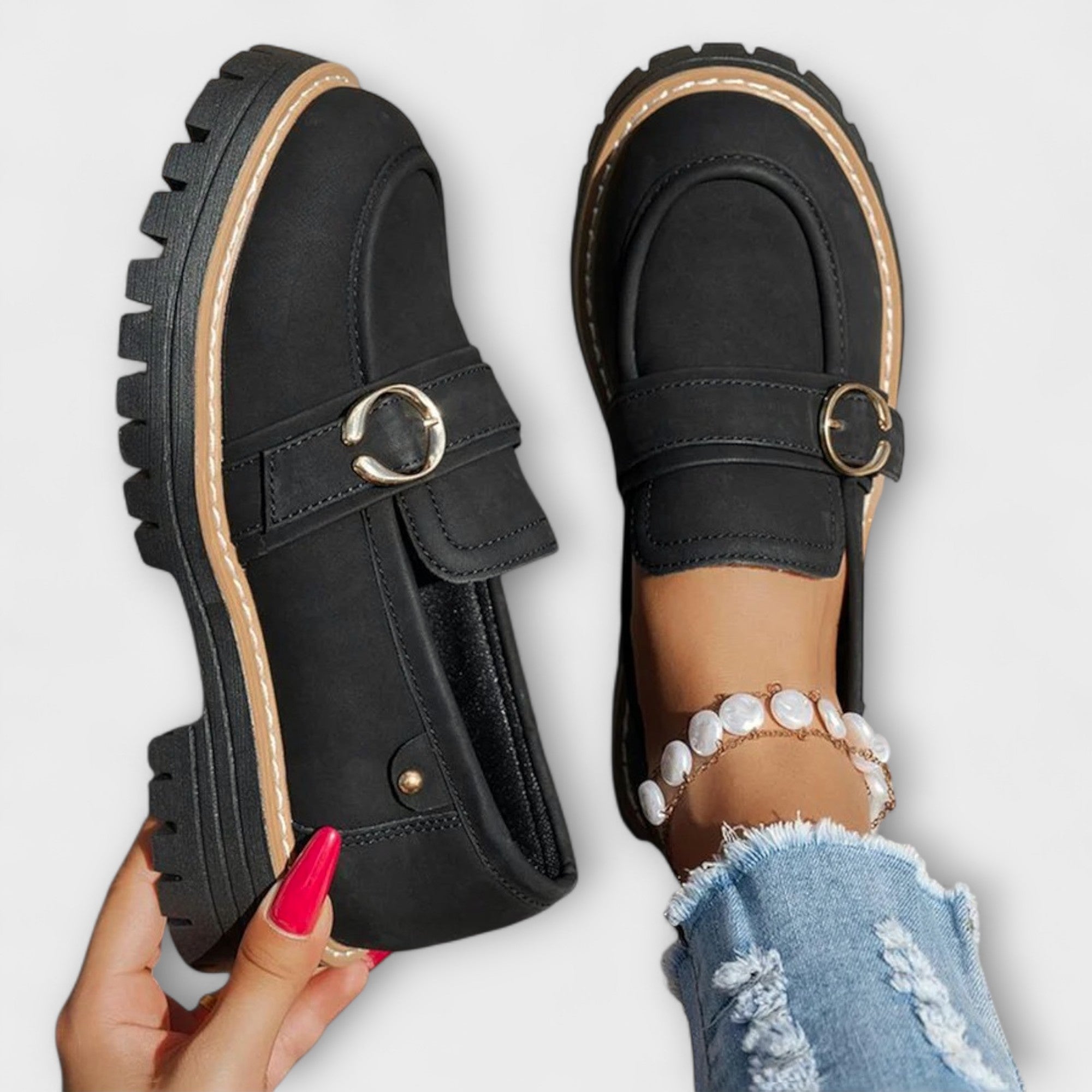 Lora™ | Round Moccasins for Everyday Use