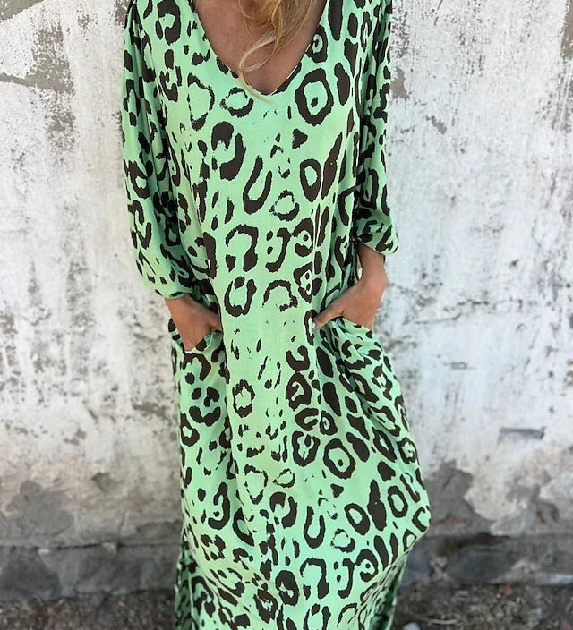 Jessa - Maxi Dress Leopard