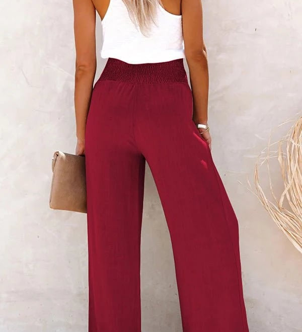 Riana - High-Waisted Loose Pants