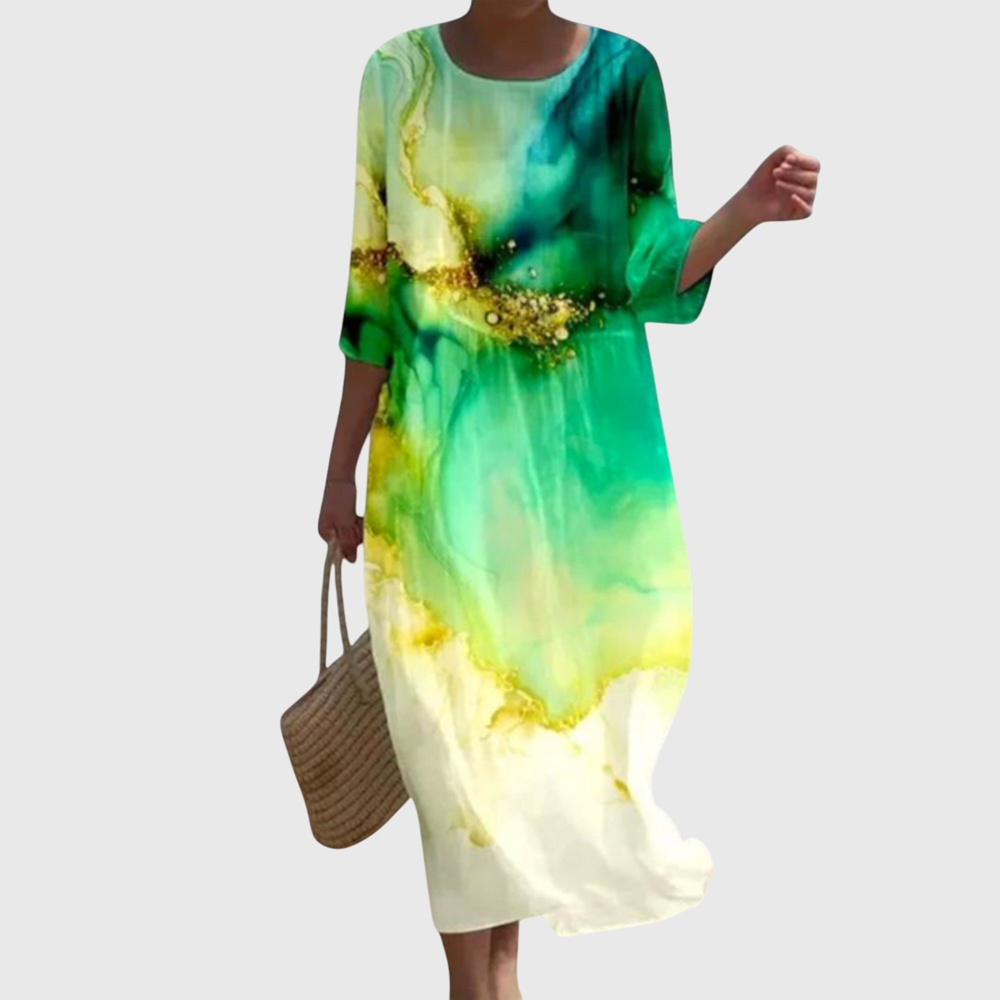 Hayley™ | Elegant Maxi Floral Dress