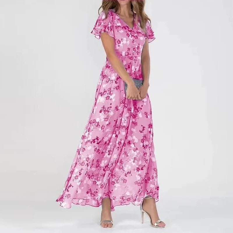ZURI | ELEGANT AND FLOWING DRESS WITH FIGURE-ENHANCING EFFECT