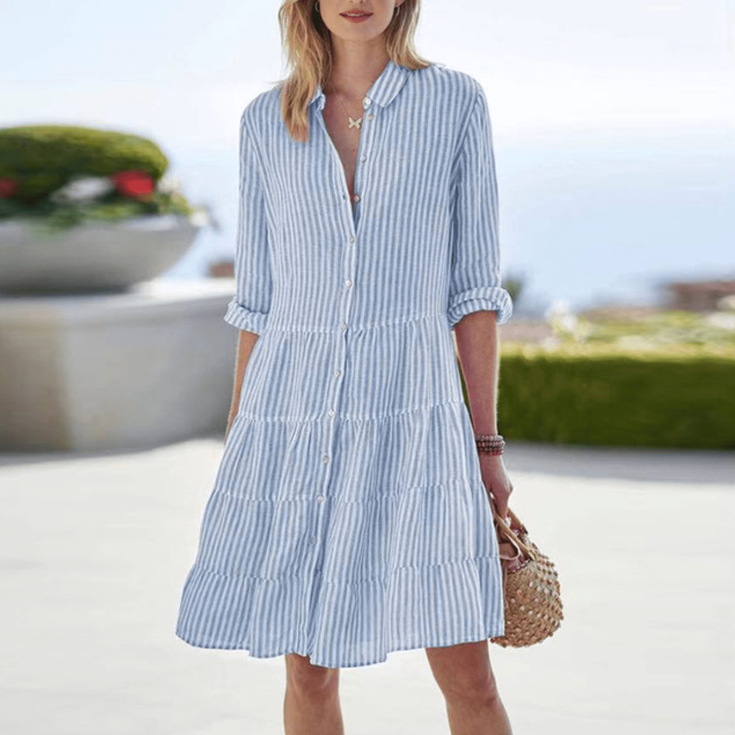 LOLITA | COASTAL STRIPE DRESS